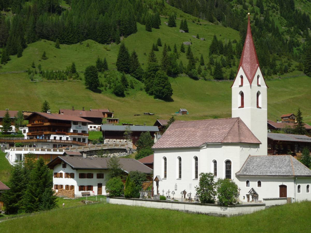 Gasthaus Alpenrose Gramais Exterior foto